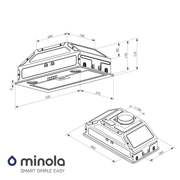  MINOLA HBI 5204 GR 700 LED -  9