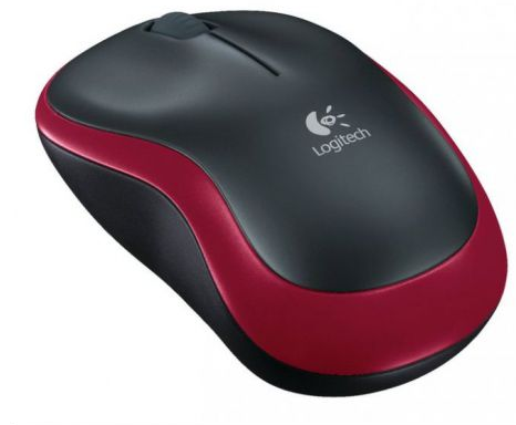  LOGITECH Wireless Mouse M185 RED,EER2 -  1