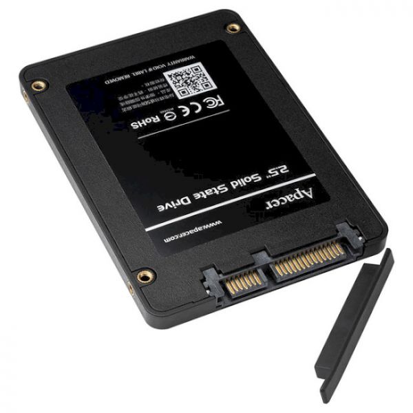   960Gb, Apacer AS340X, SATA3, 2.5", 3D TLC, 550/510 MB/s, Bulk (AP960GAS340XC) -  3