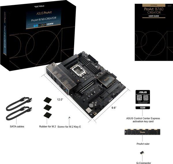 c  Asus ProArt B760-Creator (s1700, B760, DDR5) (90MB1F20-M0EAY0) -  8