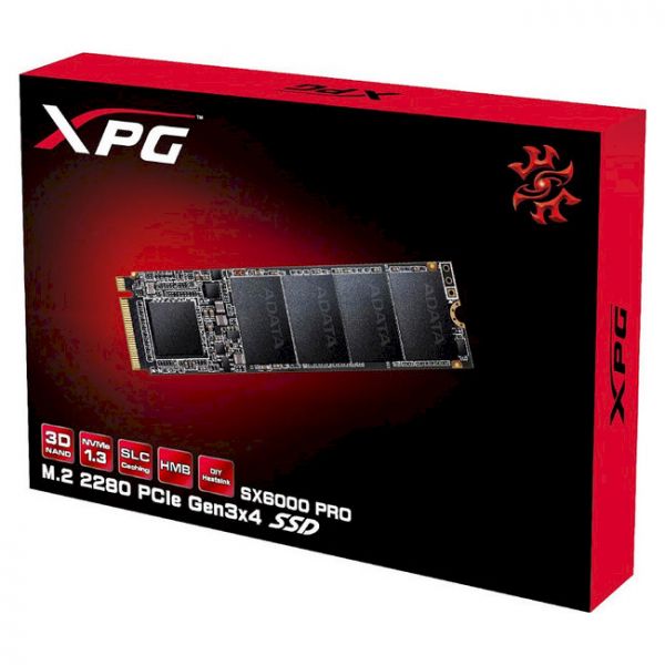 SSD  A-DATA XPG SX6000 Pro 1Tb M.2 PCI-E 4x 3D TLC (ASX6000PNP-1TT-C) -  5