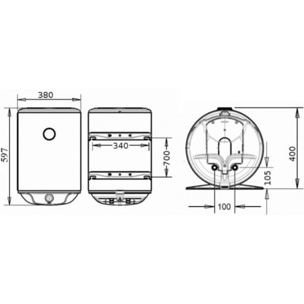  Atlantic Steatite Slim VM 030 D325-2-BC (1500W) () 8311521 -  10