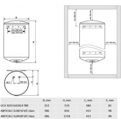  TESY Anticalc SLIM 50V /C class -  3