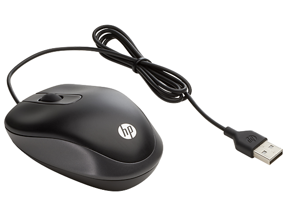 HP  Travel Mouse USB Black G1K28AA -  1