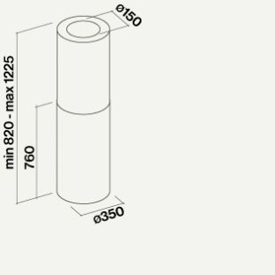  Falmec Polar Isola black 35 (CPWI90.E2P2#ZZZN491F) -  4