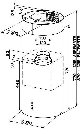 Faber  , 37, 1169./, Cylind I.Evo Plus Wh Gloss A37,  335.0492.563 -  2