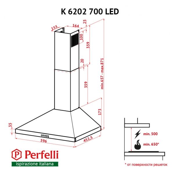  Perfelli K 6202 IV 700 LED -  11