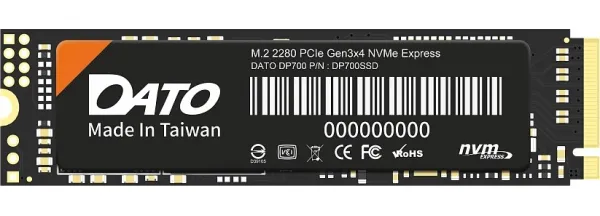  SSD 1TB Dato DP700 Pro M.2 2280 PCIe 3.0 x4 NVMe 3D NAND (DP700PSSD-1TB) -  1