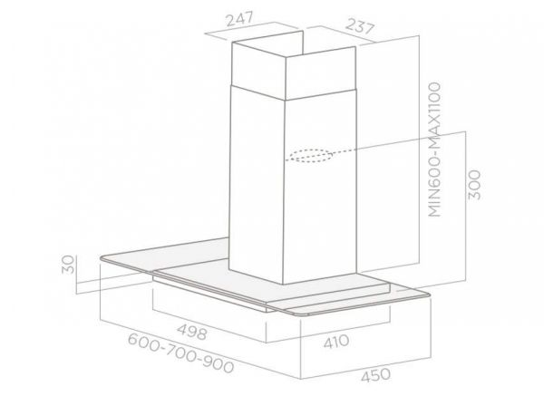  Elica FLAT GLASS IX/A/60 -  2