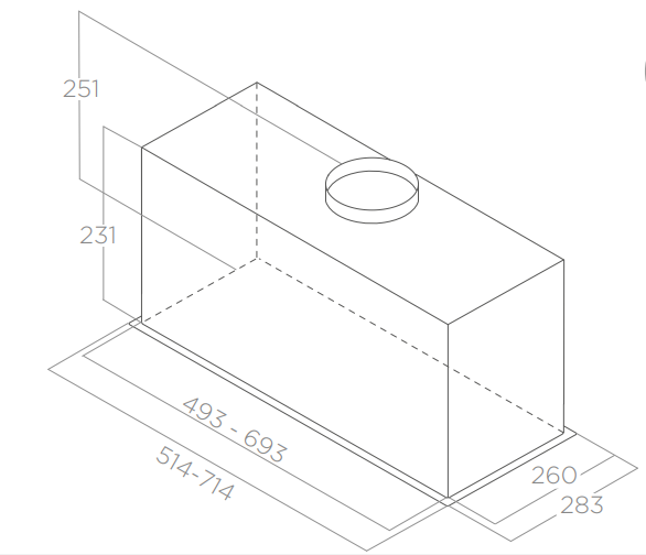  Elica FOLD BL MAT/A/72 -  2