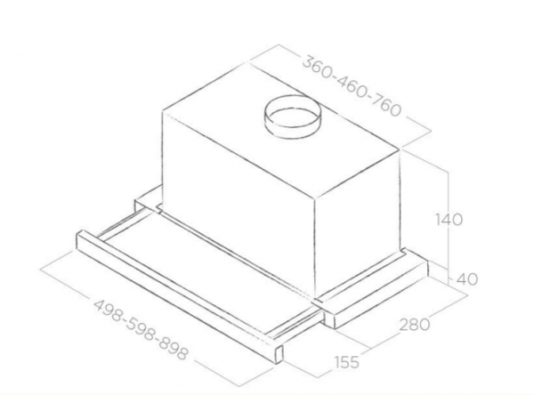  Elica TT14 LUX GRVT/A/60 -  8