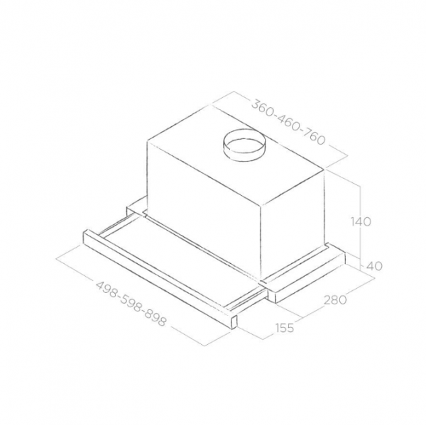  Elica TT14 PLUS BL/A/60 -  2