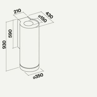  Falmec Polar 35 IX 800 (CPON90.E0P1#ZZZI491F) -  2