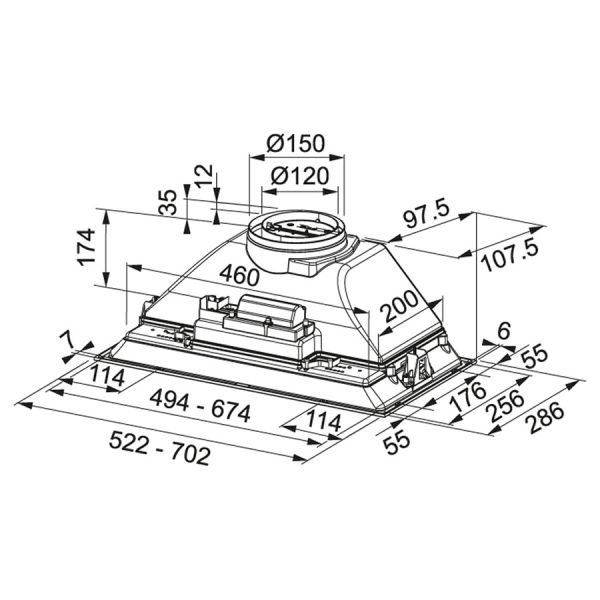  Franke FBI 705 XS HCS (305.0599.510) -  3