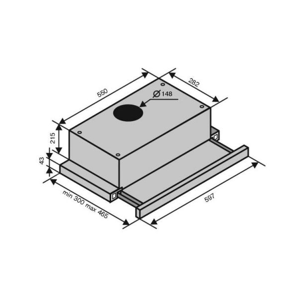  Ventolux GARDA 60 BK (1100) LED -  10