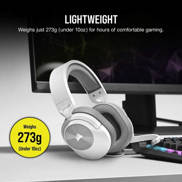  Corsair HS55 Stereo Headset White (CA-9011261-EU) -  9