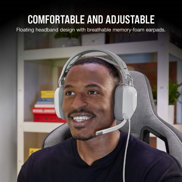  Corsair HS80 RGB USB Headset White (CA-9011238-EU) -  10