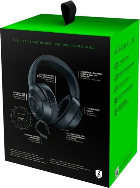  Razer Kraken X Lite Black (RZ04-02950100-R381) -  8