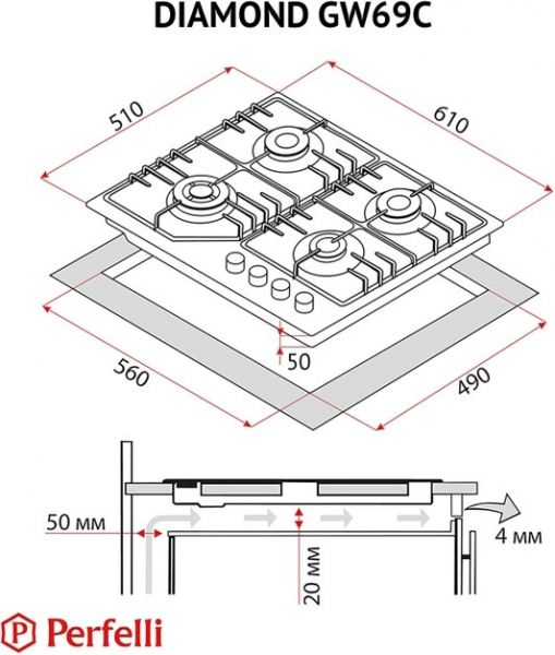    Perfelli DIAMOND GW69C BIANCO -  11