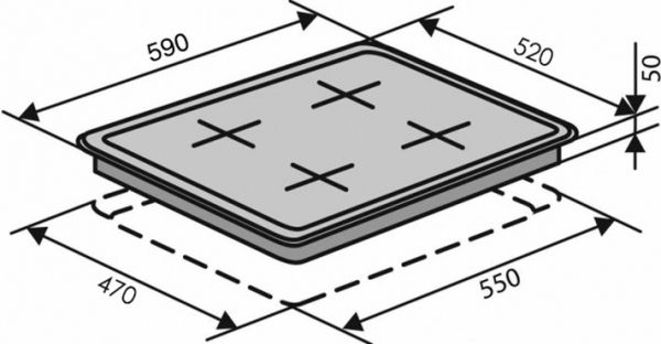    VENTOLUX HSF640-H2G CEST (WH) -  6