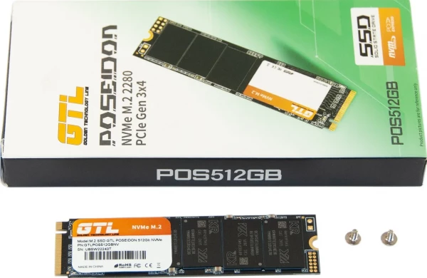 SSD  GTL "Gaming Star" 512Gb M.2 PCI-E 4.0 x4 3D TLC (GTLGS512GBNV) -  4