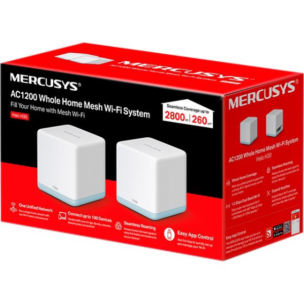  MERCUSYS Halo H30(2-pack) -  2