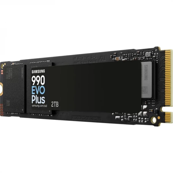   SSD 2Tb, Samsung 990 Evo Plus, PCI-E 5.0 x2, M.2 2280, 3D TLC, 7250/6300 / (MZ-V9S2T0BW) -  3