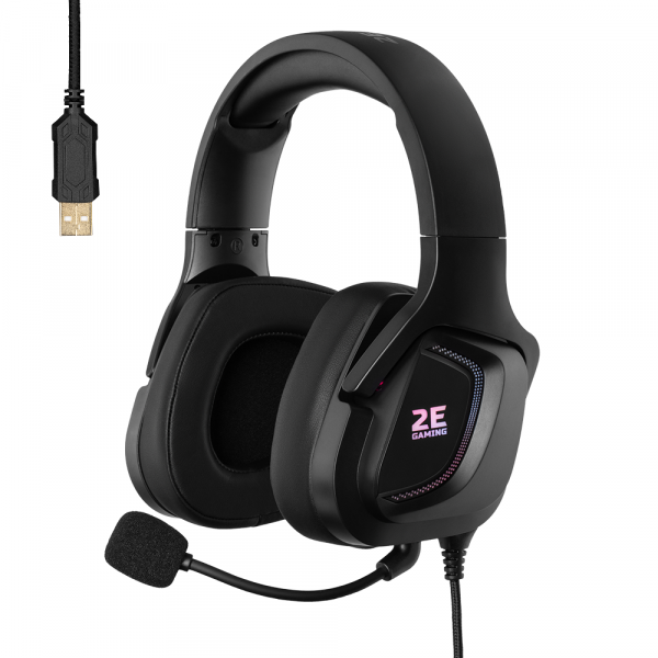 2E Gaming HG340 RGB USB 7.1 Black 2E-HG340BK-7.1 -  1