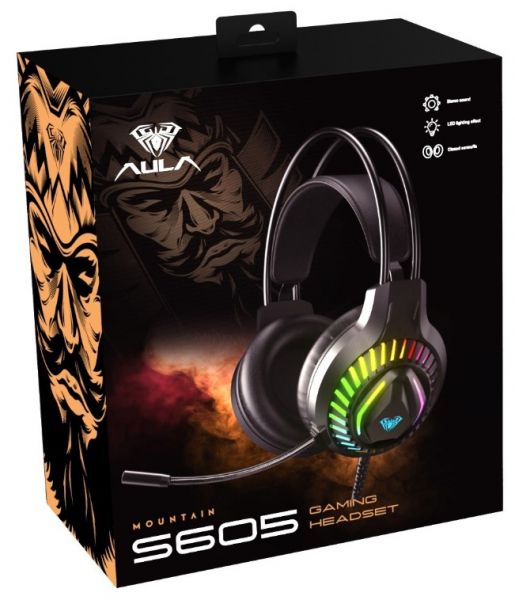  Aula S605 Wired gaming headset Black (6948391235202) -  6