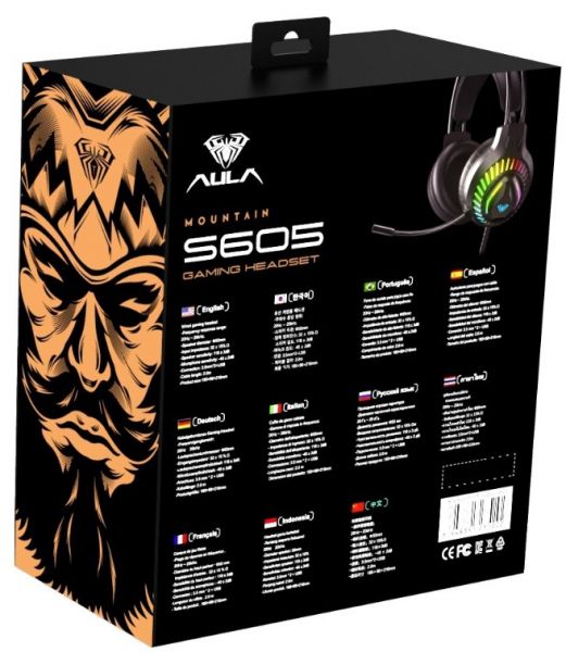  Aula S605 Wired gaming headset Black (6948391235202) -  7