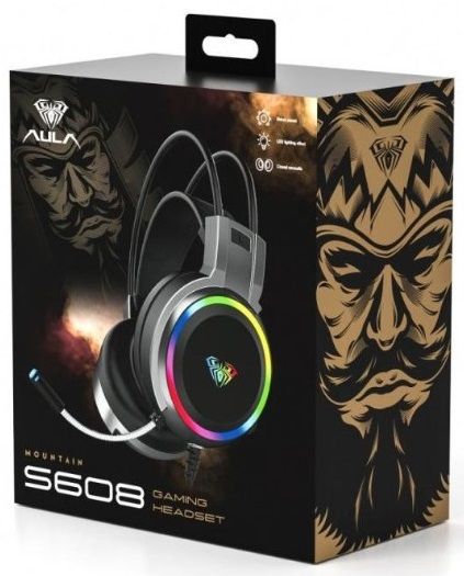  Aula S608 Wired Gaming Headset Black (6948391235509) -  5