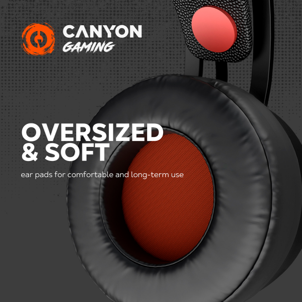  Canyon Gaming GH-8A Black/Orange (CND-SGHS8A) -  10