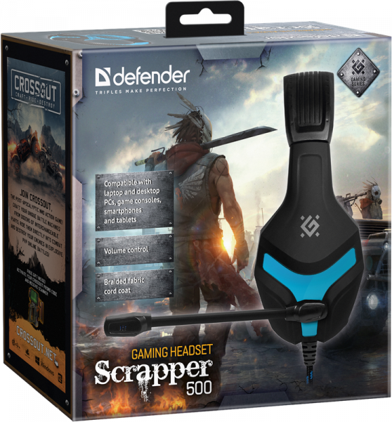  Defender Scrapper 500 Black + Blue (64501) -  9