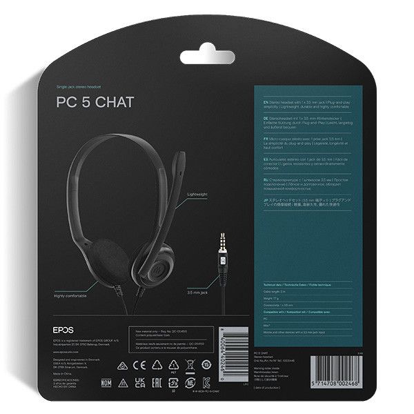  Sennheiser EPOS Comm PC 5 CHAT (1000445) -  7