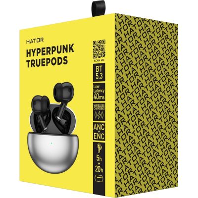  Hator Hyrpunk Truepods Black (HTA-430) -  7