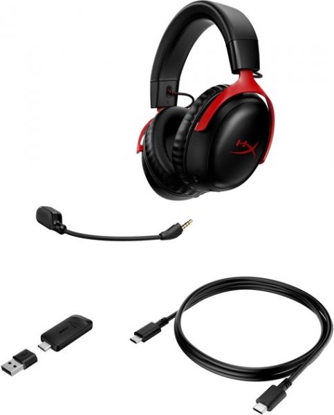  HyperX Cloud III Wireless Black/Red (77Z46AA) -  6