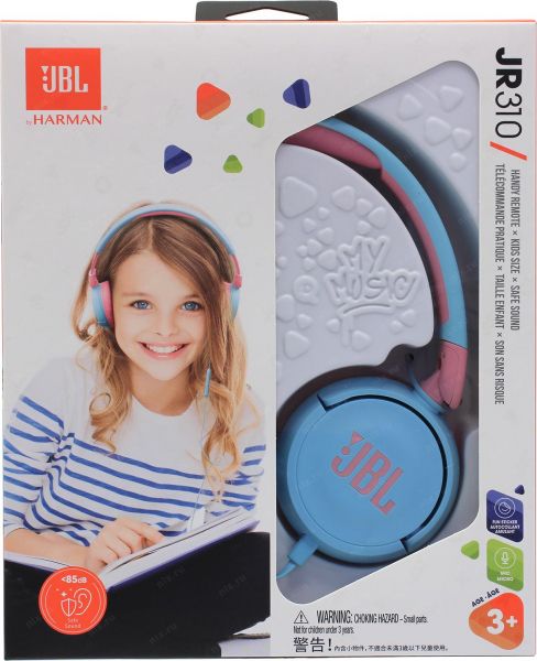  JBL JR 310, Blue/Pink, 3.5 , ,  32 , 1 ,  (JBLJR310BLU) -  6