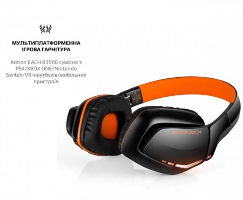  Kotion Each B3506 Black/Orange (ktb3506bt) -  3