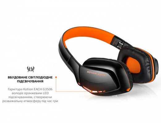  Kotion Each B3506 Black/Orange (ktb3506bt) -  4