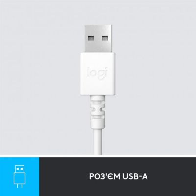  Logitech H390 USB White (981-001286) -  10