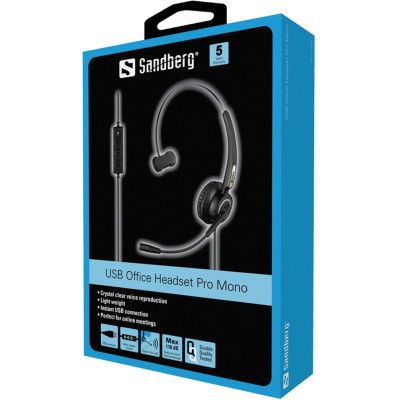  Sandberg USB Office Headset Pro Mono (126-14) -  4