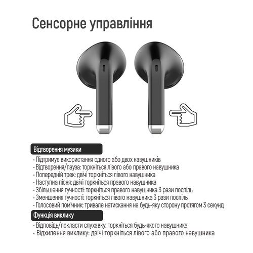  olorWay Slim TWS-2 Earbuds Black -  19