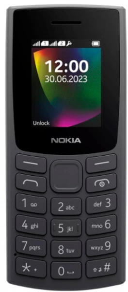   Nokia 106 2023 Dual Sim Charcoal -  2