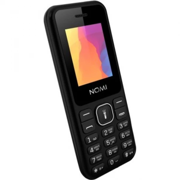   Nomi i1880 Black, 2 Sim, 1.77" (128x160) TN, microSD, BT, MP3, Li-Ion 600mAh -  2