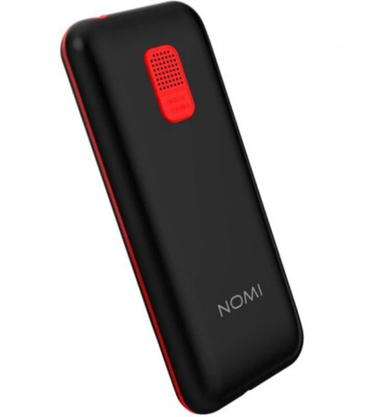   Nomi i1880 Red+Black, 2 Sim, 1.77" (128x160) TN, microSD, BT, MP3, Li-Ion 600mAh -  3