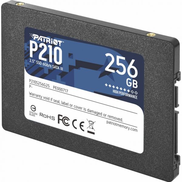 SSD  Patriot P210 256Gb SATA III 2.5" 3D NAND (P210S256G25) -  3