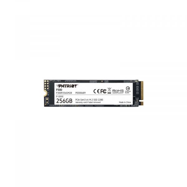 SSD  Patriot P300 256Gb M.2 NVMe 2280 PCIe 3.0 3D TLC (P300P256GM28) -  1