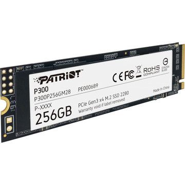 SSD  Patriot P300 256Gb M.2 NVMe 2280 PCIe 3.0 3D TLC (P300P256GM28) -  2