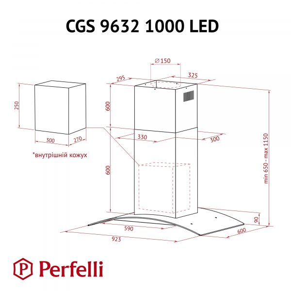  Perfelli CGS 9632 I 1000 LED -  10