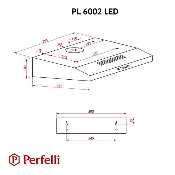  Perfelli PL 6002 W LED -  10